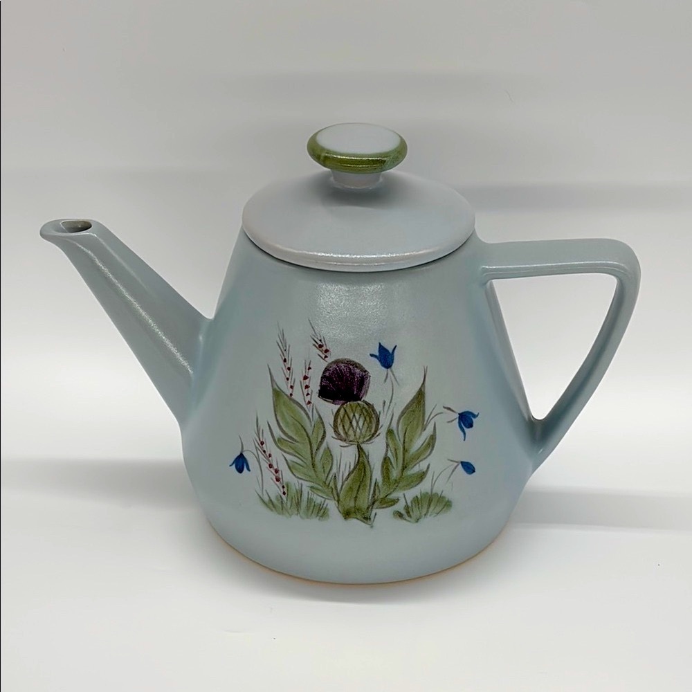 Vintage Buchan Scottish Thistleware Pottery Teapot w/Lid